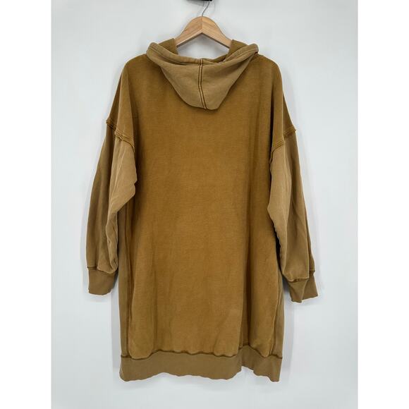 Free People We The Free Sunny Side Pullover Hoodie Long Sweatshirt Oversized - Picture 6 of 12